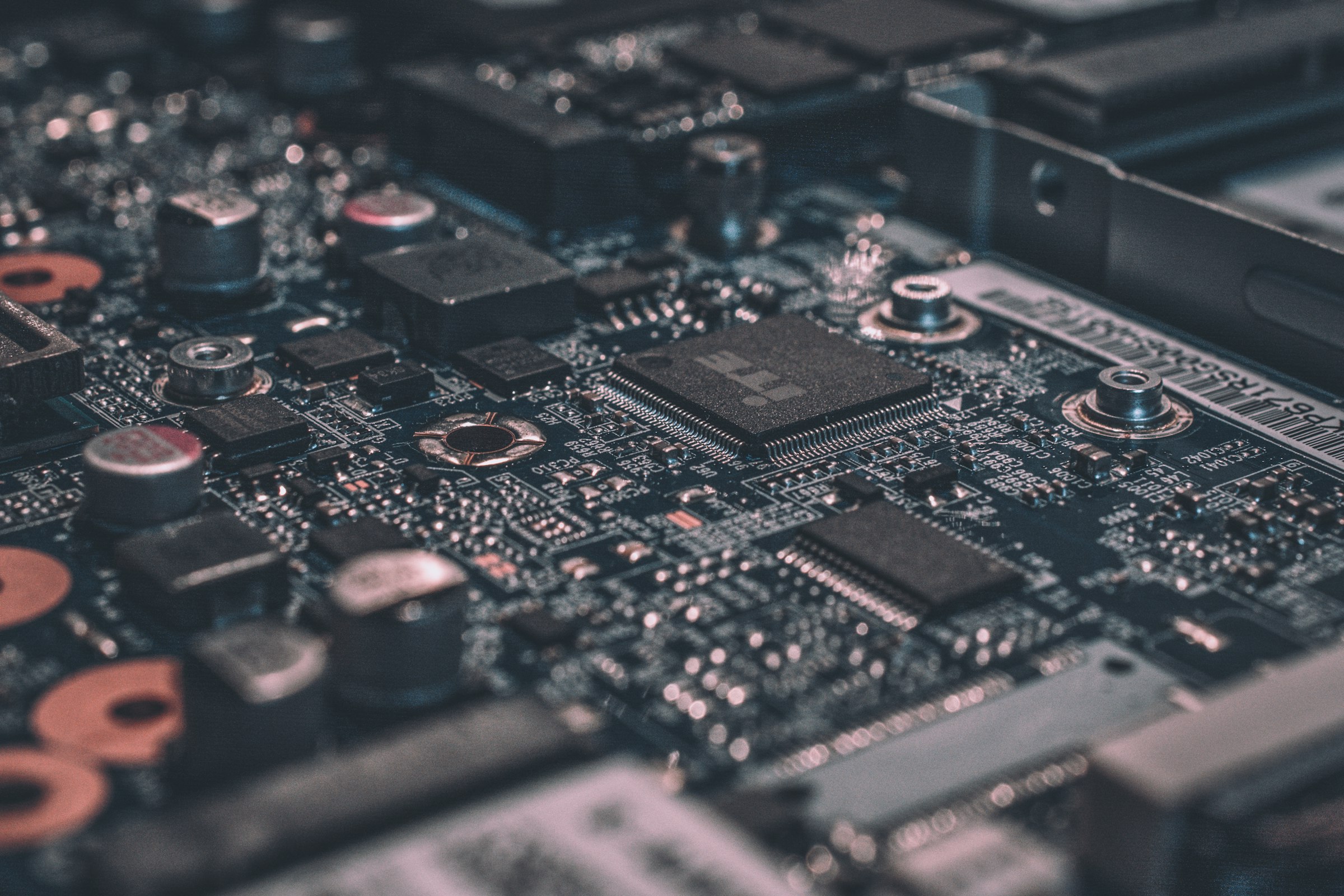 Abstract technology mesh — OphTech systems architecture