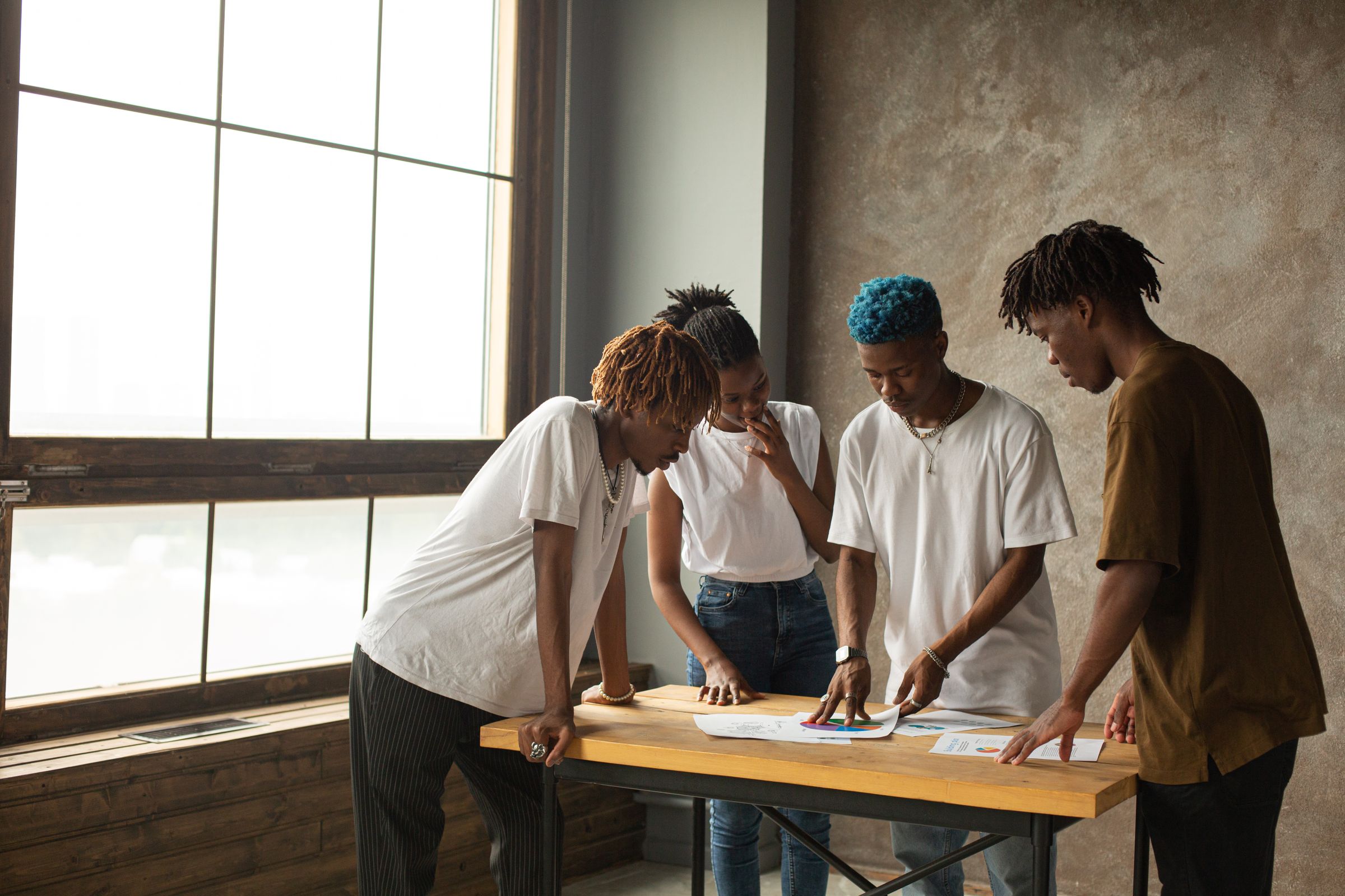 Product strategy workshop — whiteboard planning